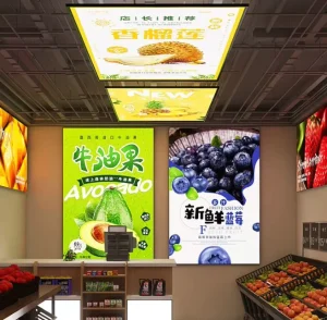 LED Snap Frame Light Box Indoor Outdoor A4 Rectangle Custom Rectangle Waterproof LED Light Box for Advertising