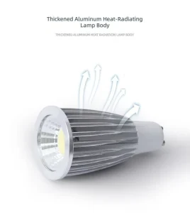 LED Spotlight Constant Current Wide Voltage Cup Light GU10 5.3 MR16 E27 E14 Aluminum Heat Dissipation COB Led Spot Light