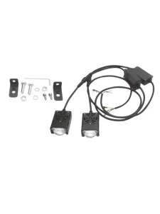 LED Spotlights for Car Grilles (white and Yellow Dual color) Motorcycle Spotlights and Car Headlights