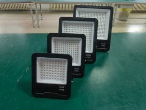 LED Stadium Flood Lights Waterproof IP66 Outdoor LED Floodlight 120 Beam Angle Aluminum Housing Warehouse