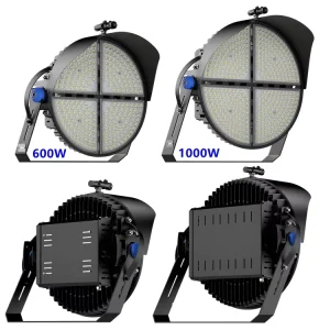 LED Stadium Light IP66 150lm W CRI80 Aluminum AC100 277V 3000K 4000K 6000K Color Temp 15 120 Beam Angle 3 Year Warranty