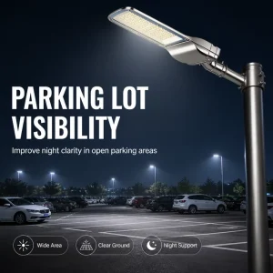 LED Street Parking Lot Light 50W 100W 150W 200W IP66 Waterproof Outdoor Road Lamp for Commercial Project