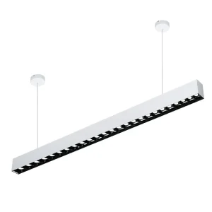 LED Strip Light Hotel Bar Shaped Aluminum Chandelier Grille Light Dimmable High CRI 90