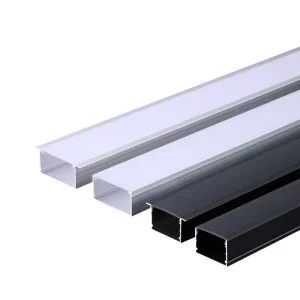 LED Strip Light Recessed Aluminum Channel Linear U-Shaped Slot LED Strips Living Room Ceiling Hotel Projects Profile Lighting