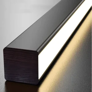 LED Stripe Lights Supermarket Hanging Linear Lamp for Office Chandelier Lights Mall Assembly Flexible Line Lamp
