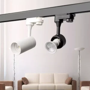 LED Track Light 110V 220V GU10 Track Lamp Replaceable Bulb LED Spotlight for Clothing Shop Store Home Decor Lighting Fixture