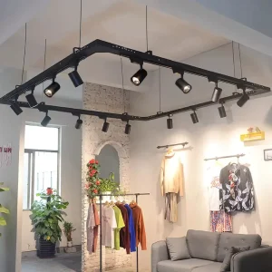 LED Track Light 20W 30W Aluminum Modern Design Commercial Indoor Adjustable Spot Light 6000K Daylight High Efficiency 95lm W CRI