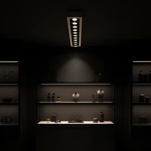 LED Track Light 22w Dimmable Cri95 Professional Lighting for Museum Art Gallery Retail Magnetic 220v Multi head COB Surface