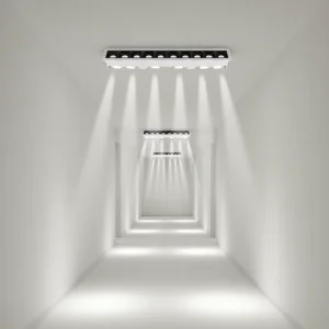 LED Track Light 22w Dimmable Cri95 Professional Lighting for Museum Art Gallery Retail Magnetic Spotlight 220v Multi head COB