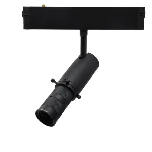 LED Track Light Aluminum COB Magnetic Adjustable Spotlight Zoomable Rail for Gallery Museum Hotel Commercial Shop