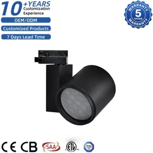 LED Track Light Dimmable Aluminum Professional Lighting for Museum Art Gallery Retail COB Spotlight AC220V Alloy Clothing Store