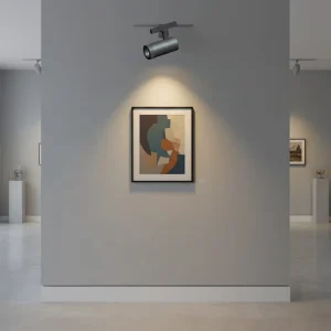 LED Track Light Dimmable Aluminum Professional Lighting for Museum Art Gallery Retail Modular Design COB Rail System Surface