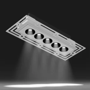 LED Track Light Dimmable Cri95 Aluminum Professional Lighting for Museum Art Gallery Retail Magnetic Grille Spotlight 220V COB