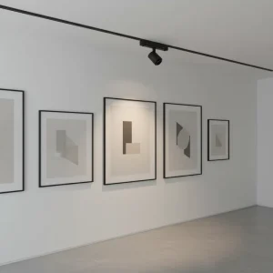LED Track Light Dimmable Cri95 Aluminum Professional Lighting for Museum Art Gallery Retail Modern Slim Magnetic Spotlight COB
