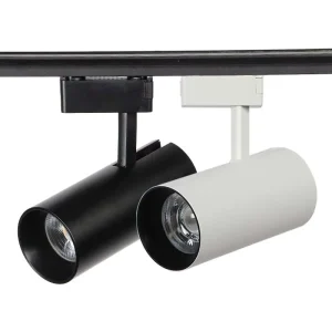 LED Track Lights Commercial 360° Rotatable COB LED Track Spot Light 2 Wire 20W 30W 40W Led Track Light Spotlight