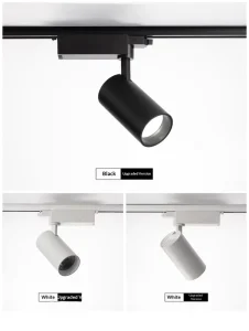 LED Track Lights for Clothing Stores 30W COB Adjustable Focus Spot Light CRI 90 IP20 220V