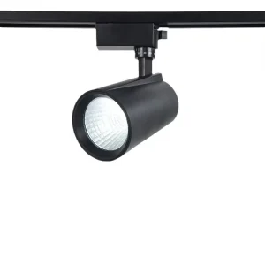 LED Track Spotlight Shops Surface Mounted Dedicated Clothing Stores COB Floodlight 30W High Lumen Output Flared Reflector