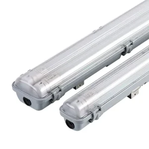 LED Tri Proof T8 Single Double Tube Waterproof Dustproof Explosion Proof Light 1.2m Long for Warehouse Factory Rooms 111V-240V