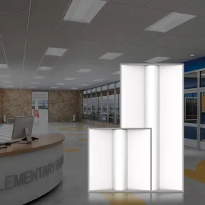 LED Troffer Light Dimmable for School Office Light Lamp