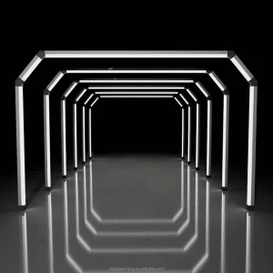 LED Tunnel Light for Car Showroom and Detailing Workshop Car Detailing Lights Aluminum Housing Automobile Service Bay Lighting