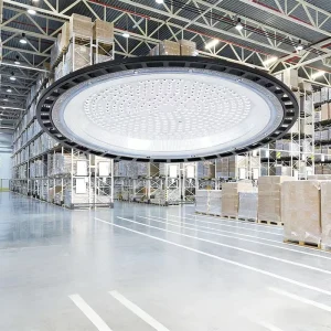 LED UFO High Bay Light 150W 200W Waterproof Industrial Warehouse Lighting 100LM/W Commercial Factory Fixture