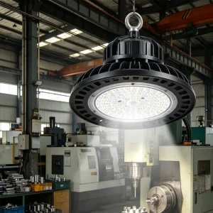 LED UFO High Bay Lighting Industrial Ceiling Lamp Energy Saving Solution for Warehouse and Manufacturing Facilities