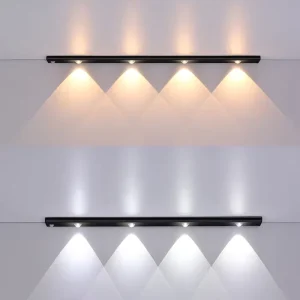 LED USB Lighting Kitchen Closet Wardrobe Room Lamp 3 Colors Night Light Rechargeable Magnetic Motion Sensor Cabinet Lights