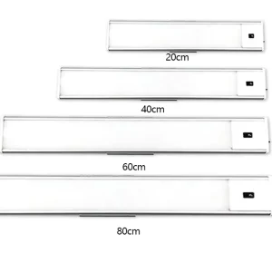 LED Under Cabinet Lighting 20cm 40cm 60cm 80cm Long LED Light Bar Hand Wave Activated Closet Lights