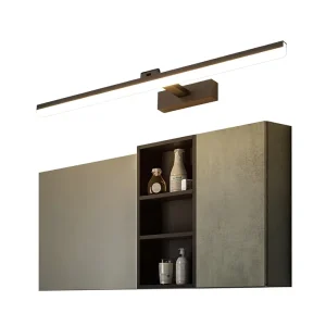 LED Vanity Light Minimalist Nordic-Style Bathroom Mirror Cabinet Bedroom Makeup Mirror Wall Mounted Three-Color Light