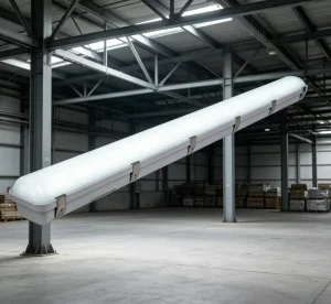 LED Vapor Tight Light IP65 5-Year Warranty ETL DLC Warehouse/Office with Emergency CRI>80 Dimmable