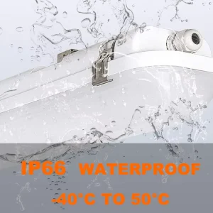 LED Vapor Tight Light IP65 Waterproof LED Triproof Batten 18W 36W 2ft 4ft 600mm 1200mm Single Double T8 Tube