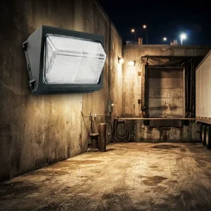 LED Wall Pack Fixture ETL 130LM W Photocell Dusk to Dawn IP65 Waterproof 120W Outdoor Commercial Wall Pack Light 5Years Warranty