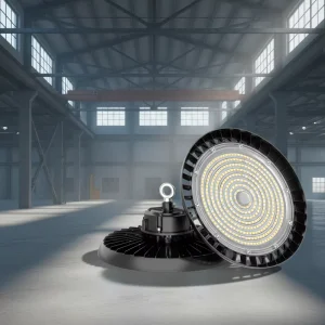LED Warehouse Workshop Ceiling Light 200W IP65 Waterproof UFO LED High Bay Lighting