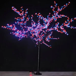 LED Willow Tree Fairy Light Outdoor Waterfall Curtain Lamp Waterproof for Party Wedding Garden Holiday Decoration