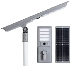 LKD Series 60W Solar Outdoor All in One LED Solar Street Light Solar Power Street Light Lamp Commercial Solar Street Lights