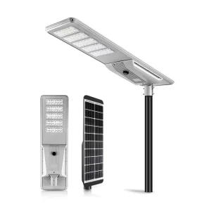 LKH Series 30W 40W 60W 80W 100W 120W Solar Powered Street Light Outdoor Waterproof IP65 With Motion Sensor Remote Control