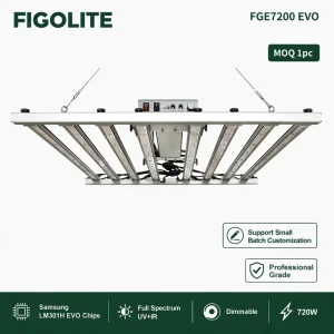 LM301H EVO Full Spectrum 720w LED Grow Light Bulb Fixture 8 Slim Bars APP Smart Controller