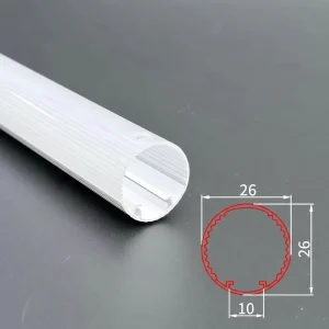 LN PC Triproof Light Diffuser Housing T8 LED Linear Plastic Tube D25.4mm 1178mm Eco Friendly Modern Indoor IP65 Waterproof CE