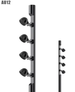LO6B AU12 Multi Head Adjustable LED Pole Light Outdoor Flood Lamp for Building Facade Lighting