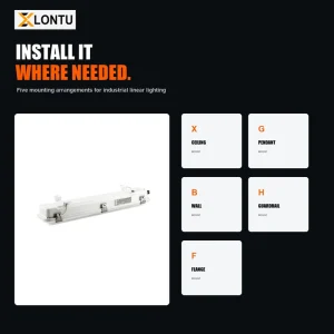 LONTU JM8341 Explosion Proof Linear LED Light 20-60W with Emergency Dimming Option IP66 WF2 SUS304 for Zone 1 2