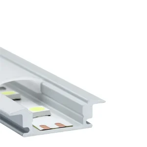 LS 019 Anodized Square Aluminum Profile Linear Lighting 25x7mm