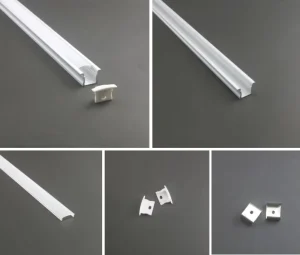 LS 054 23*15mm LED Channel Light LED Profile Diffuser Profile Extrusion for LED Strip