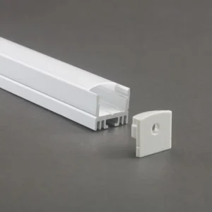 LS-070 17*16mm Surface Mounted LED Channel Led Profile Diffuser Profile Extrusion for LED Strip