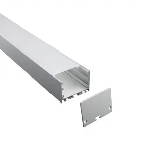LS-108 50*35mm LVSEN Surfaced Mounted Hanging LED Channel Light Ground Led Profile Diffuser Profile Extrusion for LED Strip