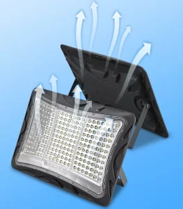 Laihong Factory Outdoor 100W to 1000W LED Solar Lamp with Efficient Solar Panel Street Light for Yard Garden Parking