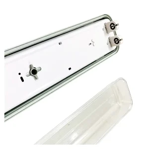 Lamp Batten Reflector T8 Waterproof Holder IP65 LED 2ft 4ft 600mm 1200mm Industrial Workshop Linear Waterproof Vapor Tight