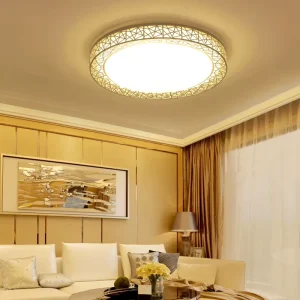 Lampada Tricolos Modern Iron AC Ceiling Light Fixture 19inch 72W Nest Design Recessed LED Home Office