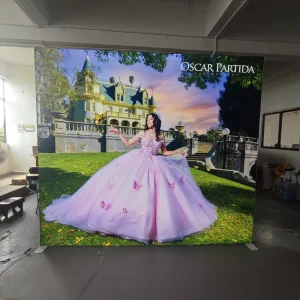 Large Size LED Backlit SEG Light Box Display Standdhs with Expo Booth Design for Photo Studio