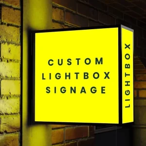 Large format Waterproof Full Color LED Light Boxes High Brightness Aluminum Customizable Size Hanging for Sign
