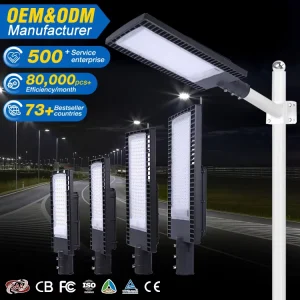 Latest Design Outdoor Road Lighting IP66 Waterproof SMD 50W 100W 120W 150W 180W 200W 240W 300W LED Street Lamp
